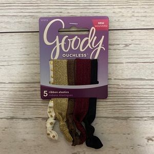NEW Goody Ouchless Hair Ties 5 Ribbon Elastics
